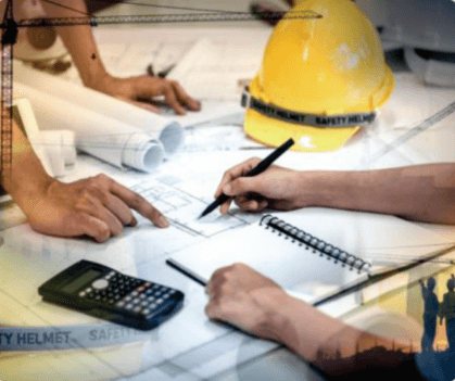 Inspeção técnica em ambiente industrial